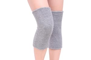 IEASEY 1 Paare Dicke Kniewärmer Winter Warme Knieschoner Arthritis Kaltes Knie Schmerzlinderung Kniebandage Thermische Kniekompression Ärmel Knieschützer Schoner Komfort Knieprotektor für Fahrrad Motorrad