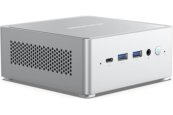 MINIS FORUM Mini PC i5 NAB6 Lite Intel Core i5-12600H, 12C/16 T, jusqu'à 4,5 GHz, 16 Go de RAM DDR4, 500 Go PCIe4.0 SSD,2 x LAN RJ45 2,5G, 2 x HDMI, 7 x Ports USB, WiFi 6, BT5 .2