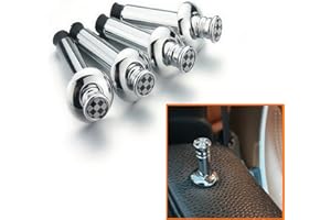 QIDIAN-bouton de goupille de serrure de porte intérieure chromée de voiture pour Cooper JCW ONE S Clubman F54 F55 F56 F57 F60 R50 R53 R55 R56 R57 R58 R59 R60 R61 Hatachback Countryman