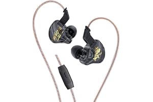 Yinyoo KBEAR MONKIE K01 - Auricolari in-ear con cavo, 1DD, leggeri, con spina da 3,5 mm, bassi immersivi HIFI, compatibili con PC, PS5, Xbox, Switch