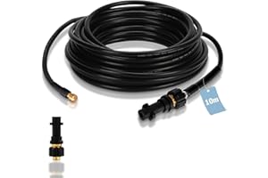 Eulenke Tubo de Limpieza a Alta Presión para K2-K7 | 10m, 160 bar | Con Adaptador | Set de Limpieza de Tuberías