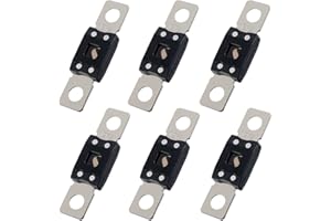 JREHUIG 6 Piezas Fusible Cochede alta Corriente, Atornillables de Fusibles 100/125/150/200A, Fusible Atornillado para Coches, Camion, Caravan, Vehículos de Construcción Etc (125A)