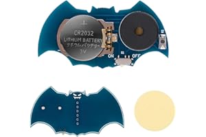 BTFO Articoli per Rumore da Cricket, Generatore di Rumore da Cricket a Forma di Pipistrello, Macchina per Rumore con 16 Suoni, Generatore di Suoni Nascosti, per Feste Scolastiche in Casa (Blu)