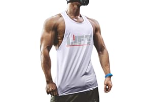 Tuopuda Canotta Uomo Bodybuilding Cotone Canottiera Palestra Senza Maniche Muscolo Formazione Veste sotto Maglie Sportive Tank Top T-Shirt