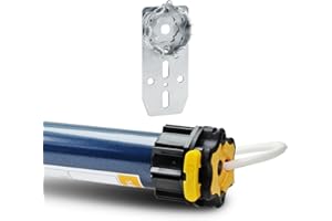 NOBILY Ensemble composé d'un moteur de volet roulant Somfy LT50 Start 6 Nm/12 kg de force de traction avec roulement Nobily prêt à l'emploi