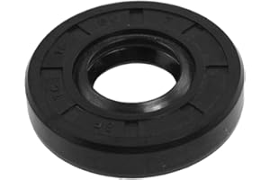 UXCELL sourcing map Joint d'Étanchéité d'Arbre Joint Huile Arbre Rotatif Métrique 15x35x7mm TC Double Lèvres en Caoutchouc, Noir