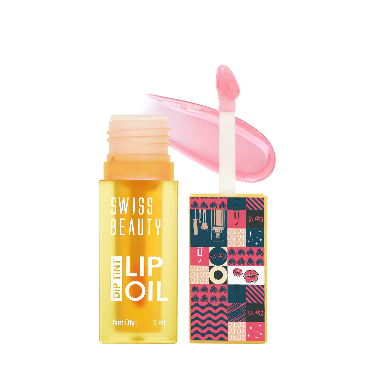 Swiss Beauty Dip Tint Colour Changing PH Lip Oil | With Vitamin E for Long-Lasting Nourishment and Hydration| Soft and Natura