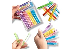 ANTEVIA MATÉRIAUX ANTEVIA - Lot de 8 flacons à Bulles de Savon Enfant ou Mariage| Couleurs ET Motifs ALÉATOIRES avec Savon | Garçon Fille Cérémonie (Mini Bulle)