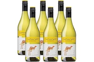 ‎YELLOW TAIL Yellow Tail Chardonnay Halbtrocken - Aromatischer Weißwein aus Australien (6 x 0.75l)