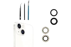 Dakexiong Rückkamera-Glaslinse Ersatz für iPhone 13 / iPhone 13 Mini, Kompatibel mit iPhone 13/iPhone 13 Mini Back Rück Kamera Glas Linse Ersatz, mit Reparaturwerkzeug Kit