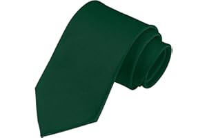 Leipple Mens Ties 3.15" Solid Color Tie for Men Formal Wedding Business Necktie (8cm)