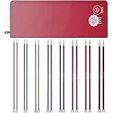 KnitPro Tek u&ccedil;lu &ouml;rg&uuml; iğnesi seti, Zing (35 cm) &ndash; 2,50 &ndash; 6,00 mm