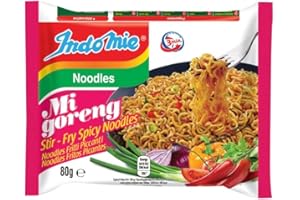 SPICEHUB Indomie Noodles Hot And Spicy Mi Goreng 80g - Paquete de 40 fideos instantáneos