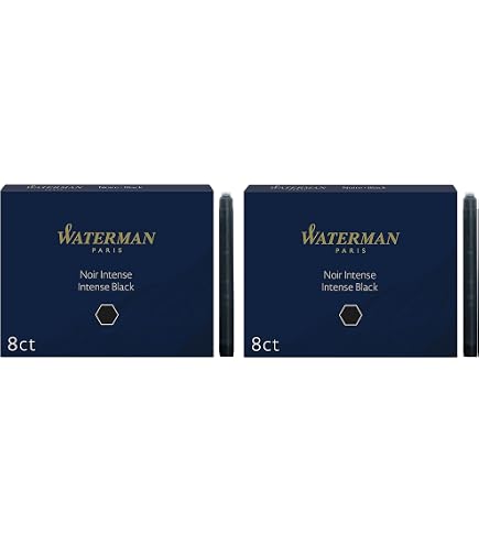 Waterman cartucce di inchiostro per penna stilografica | lunghe | blu