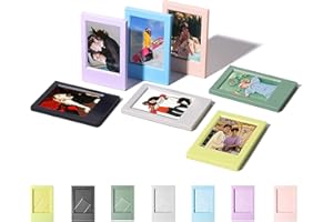 Rieibi 7 Pack 3 Inch Mini Photo Frame - Picture Frame Set for Instax Mini Evo/12/11/9/8/7+ Film - Table Decoration