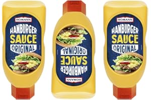 ‎PUFAI Homann Hamburger Sauce Original Sauce Soße 450 Mililiter x 3 STÜCK