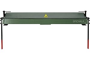 SPICHALA Folding Bench 1000 mm - Manual Reinforced Bending Jaw - Up to 135° Bending Angle - for Steel, Aluminium, Copper - for Workbench & Vise