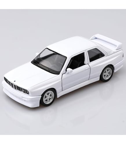 imtfzct 1/36 BMW M3 1987 Modèle en fonte, alliage de zinc, jouet pour enfants, voiture de loisirs, jouet pour enfants, cadeau pour garçons et filles (noir