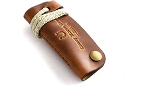 Organiseur et porte-clés en cuir | Classic Brown, porte-clés en cuir véritable Crazy Horse, porte-clés porte-clés, porte-clés vintage, cadeau parfait pour lui, cadeau de Noël unique, Crazy Horse Craft