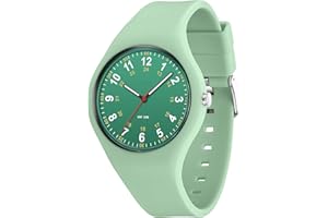 Facasu Armbanduhr Teenager Jungen Mädchen Damen Uhr wasserdichte Analoge Sportuhren für Studenten Damen ADO Mädchen Jungs Leicht Ablesbares Zifferblatt,Silikonarmband Kinderuhren Über 10 Jahre alt