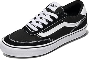 Vans Men's Brooklyn Suede Sneakers, Black/White