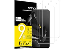 NEW'C [3 sztuki], Ochraniacz Ekranu do Xiaomi POCO M7 Pro 5G, Folia ochronna ze szkła hartowanego bez pęcherzyków powietrza, odporność na zarysowania
