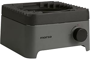 Morsø Vulcano Wok Burner – Wok Burner Made of Powder-Coated Steel, and Cast Iron Attachment, Wok Gas Burner in a Clean Design, 33 x 37.8 x 19.6 cm, Anthracite