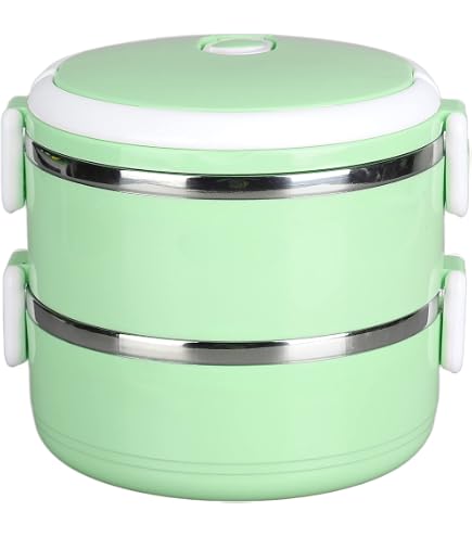 Atyhao Portapranzo Termico 3 Strati In Acciaio Inox - Impermeabile, Per Scuola, Ufficio, Viaggi | Design Compatto E Sicuro