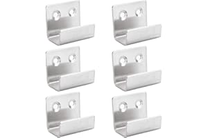 YEYIT 6 Gancho De Pared SóLido, Gancho De ExhibicióN De Azulejos, Gancho De Acero Pesado Con Tornillos, Gancho Para Ropa, Para Colgar Cuadros, Espejo, Para Cocina, Garaje