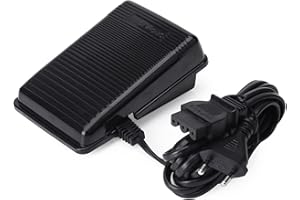 YOSOO HEALTH GEAR Pédale de Machine à Coudre, Pédale Universale avec Cordon d'alimentation pour Machines à Coudre 220V, Pédale de Commande de Pied de Couture, Commande au Pied électronique