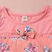 New Baby Girls Cotton Flower Lace Bow Sleeveless Top+Short Pants Clothing Set