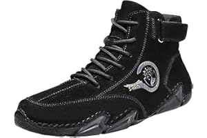 NOAGENJT Sneakers Uomo per Il Tempo Libero da Alpinismo Casual in Tinta Unita in Morbida Pelle Scamosciata Traspirante da Uomo Scarpette per Jogging