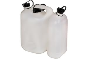 HÜNERSDORFF Hunersdorff Chainsaw Combi Fuel Can Combination Canister 2-stroke + Chain Oil