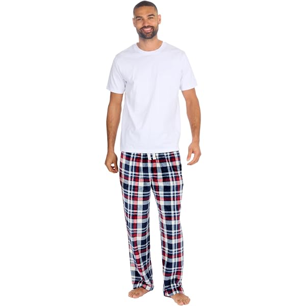 Set Di Abbigliamento Da Sonno In Flanella Maschile Accogliente Pigiami Invernali, 2 Pezzi, Pantaloni Lunghi, Velluto Denso Da 28,35 € | DHgate