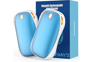 gabless Chauffe Main Rechargeable 10000mAh, Chauffe-Main Reutilisable Electrique, Chaufferette Main Reutilisable, Chaufferette de Poche pour Extérieur, Camping, Randonnée, Cadeau Hiver Enfants Femmes