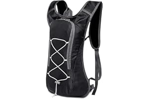 FGEN Sac à Dos Vélo,Sac à Dos de Vélo Léger Petit,Ultra-léger Sac de Randonnée Respirant,Sac de Cyclisme avec Bandes Réfléchissantes,pour Course,Cyclisme,Randonnée,Running et des Sport de Plein Air