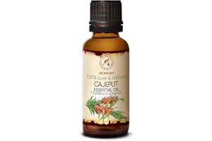 AROMATIKA TRUST THE POWER OF NATURE Cajeput Essential Oil 30ml - Melaleuca Cajuputi - Aromatherapy - 100% Pure Cajeput Oils for - Skin & Body Care - Diffuser - Home Cleaning - Room