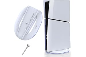 FASTSNAIL Standfuß für PS5 Slim Konsole, Ständer kompatibel mit Playstation5 Slim Digital/Disc Edition，Zubehör für PS5 Slim