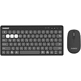 Everest LUMI KM-BT903 3in1 3 BT + 2.4 1600dpi Ultra İnce Q 4 Cihaz Bağlantılı Scissors Kablosuz Klavye + Mouse Set (Gri)