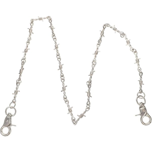 Benaton Catena Pantaloni 3 Pezzi, Argento, Punk Gotico Hip-Hop, Per Portafoglio E Chiavi - Foto 11