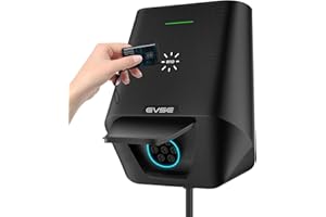 WISSENERGY Wallbox 7kw per Veicoli elettrici con RFID, monofase 32A | 24A | 16A con sbocco Tipo 2, terminale di Ricarica per Veicoli elettrici con Standard Europei IEC 62196-2 per BEV PHEV