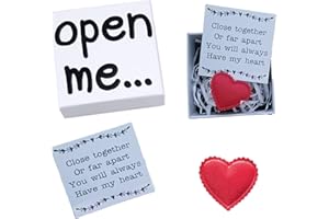 DORALER I Love You Gifts for Women Men Pocket Hug Christmas Gifts Stocking Fillers Valentines Gifts for Him Her Kid Boyfriend Girlfriend Husband Wife Couple Xmas Gift Ideas Present (Red Heart)