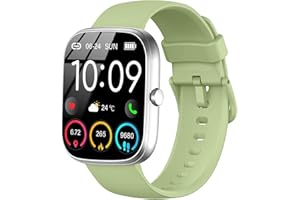 UAUE Smartwatch Uomo Donna, 1.91" Orologio Fitness con Effettua/Risposta Chiamate, 110+ Sportive Fitness Tracker con Contapassi Sonno Cardiofrequenzimetro SpO2, Impermeabil IP68 Smart Watch per Android iOS