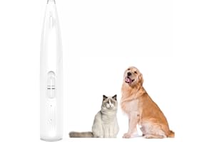 Kriogor Máquina de corte para perros, Maquinilla eléctrica profesional para el cuidado del perro, Cortapelos Para Perros, Cortapelos Perros y Gatos de Animales Domésticos (with LED light)