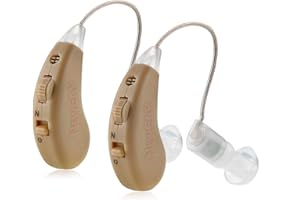 MEDca Generic BTE Paire de sons personnels rechargeables avec station USB