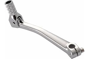 GOOFIT Leva Cambio Pieghevole Pedalina Moto Universale sostituzione per 50cc 70cc 90cc 110cc 125cc Scooter Pit Bike Dirt Bike Ciclomotore Argento