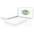 NXP MIFARE DESFire EV1 4K ISO PVC Card, Blank White, Gloss Finish (Pack of 50)