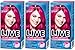 Schwarzkopf Live Ultra Brights Semi-Permanent Colour Shocking Pink Number 93 - Pack of 3