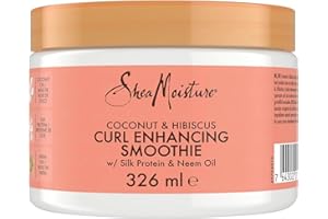 Shea Moisture Coconut & Hibiscus Curl Enhancing Smoothie, 326 ml – Lockencreme für definierte, glänzende Locken