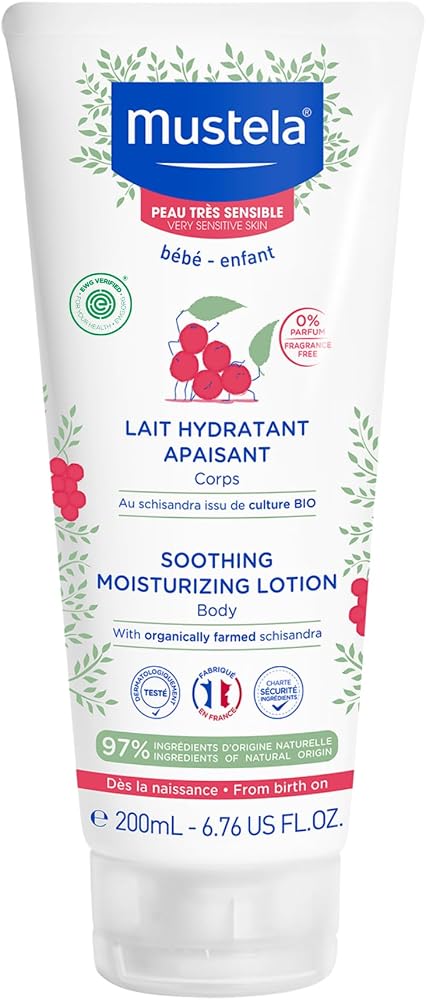 Mustela Mustela Çok Hassas Ciltler için Rahatlatıcı Vücut Losyonu 200 ml 1 Paket